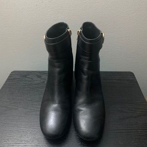 Coach Ankle Block Heel  Boots